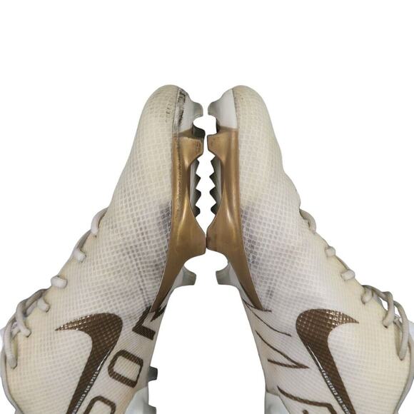 Nike Shoes Mens 13 Football Cleats Vapor Edge 360 White Gold Sport Athletic Low main image 16